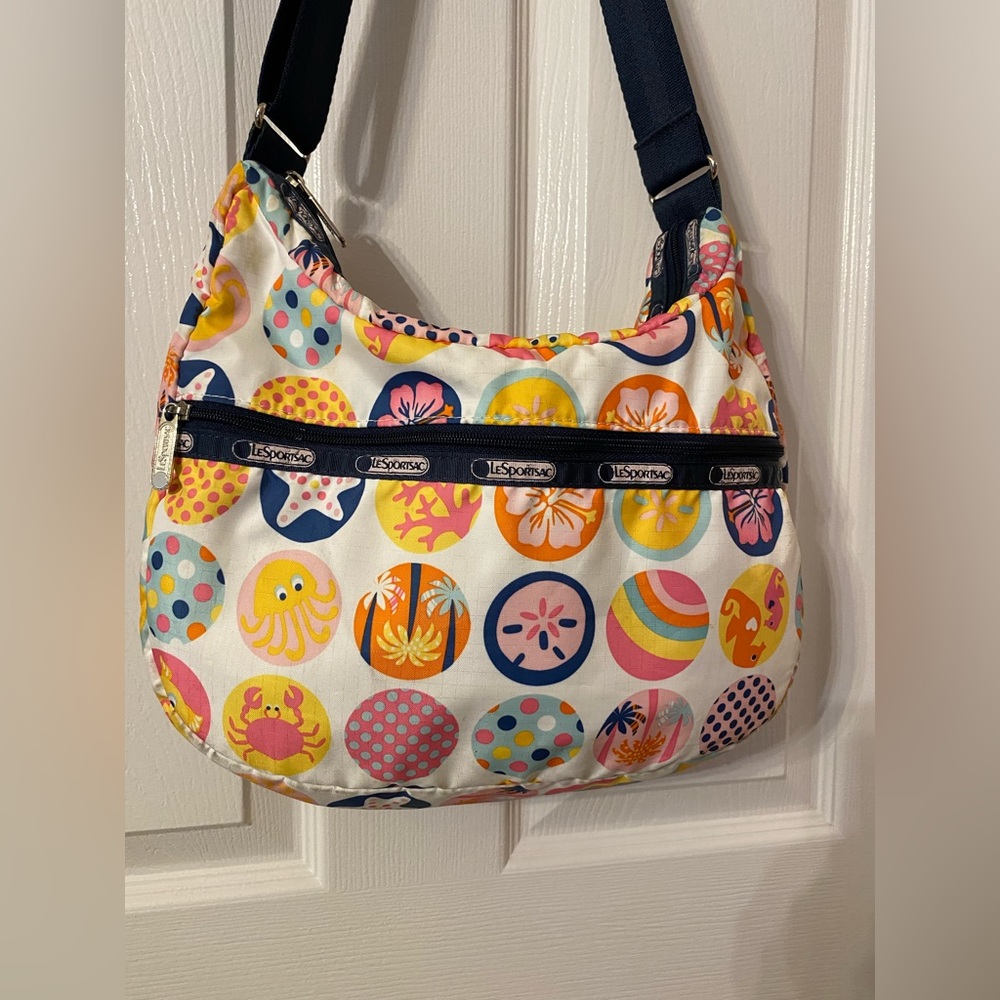 LeSportsac Purse Beach Pattern